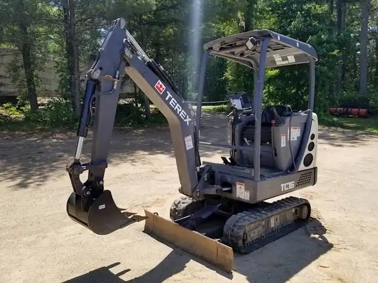 Miniexcavadora 1 tonelada